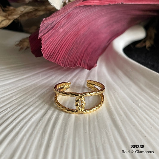 Statement Ring | SR338 | Gold
