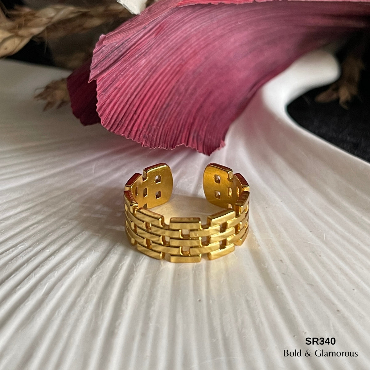 Statement Ring | SR340 | Gold