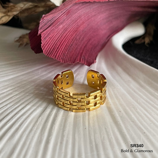Statement Ring | SR340 | Gold