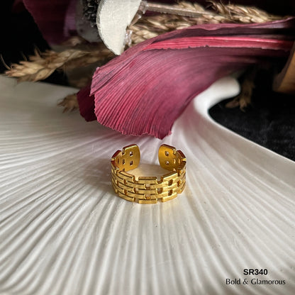 Statement Ring | SR340 | Gold