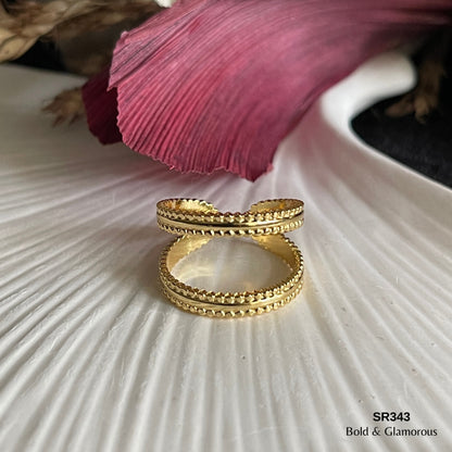 Statement Ring | SR343 | Gold