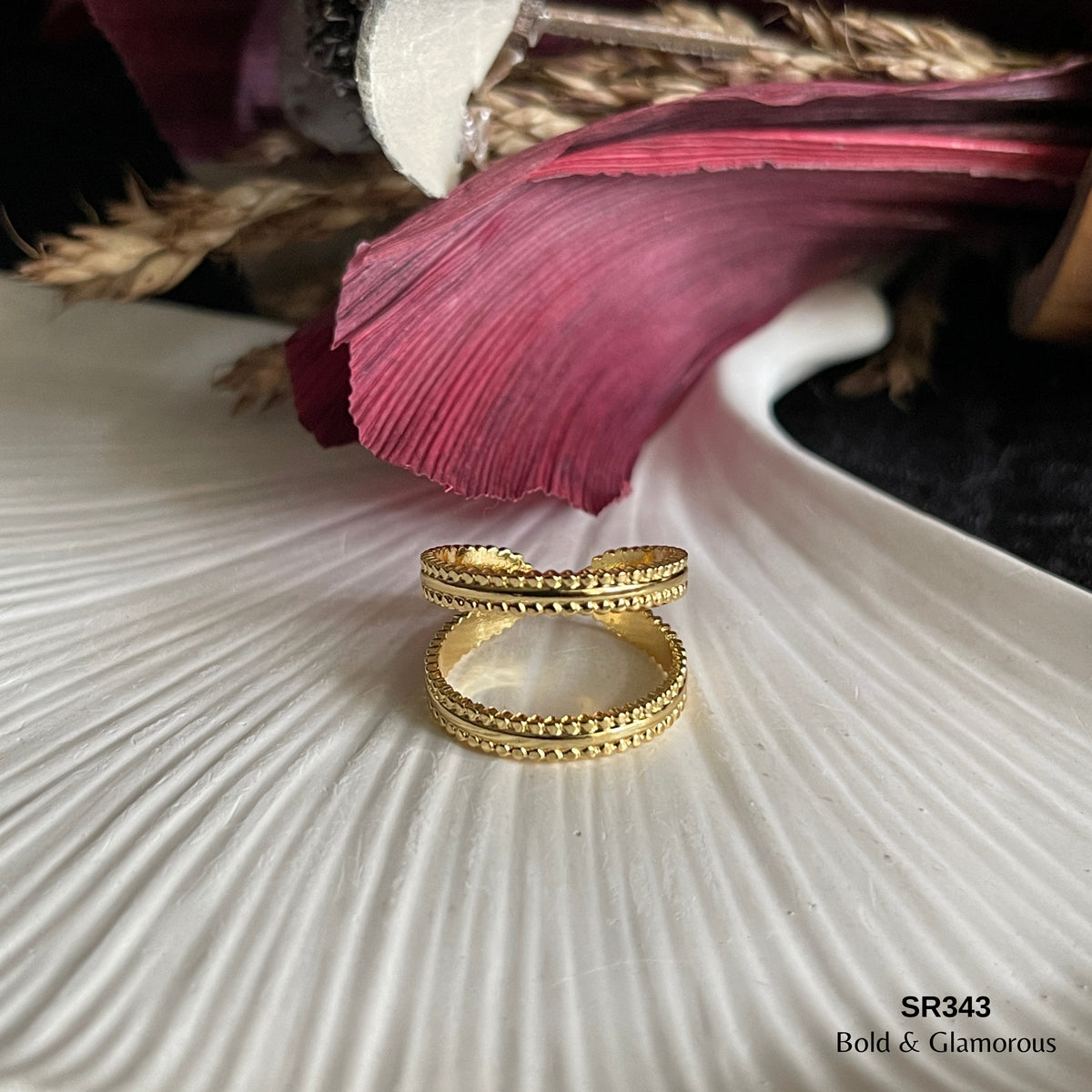 Statement Ring | SR343 | Gold