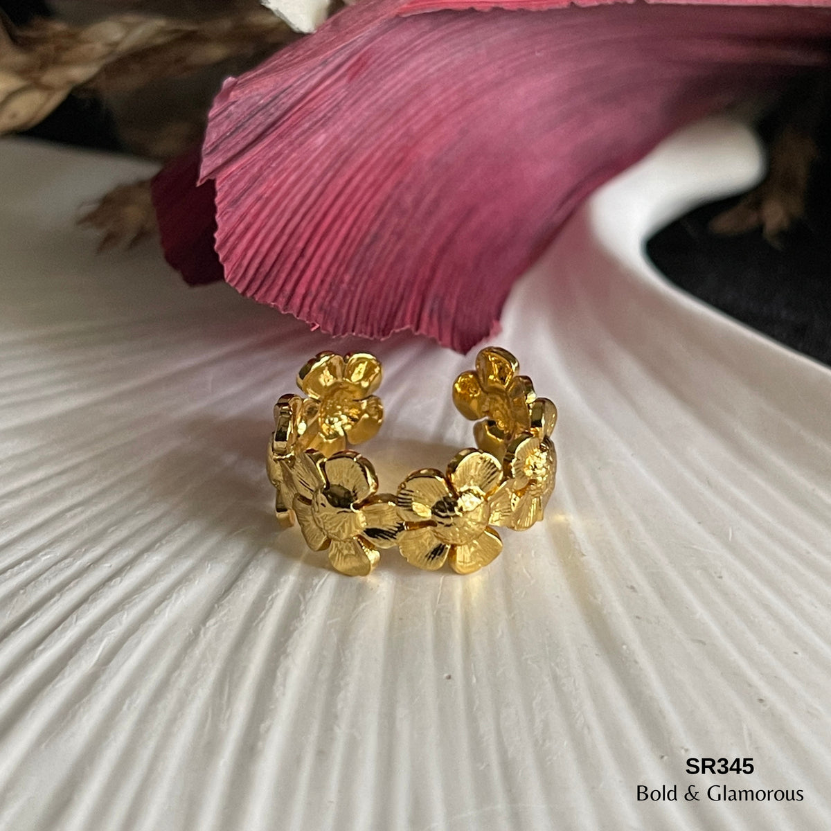 Statement Ring | SR345 | Gold