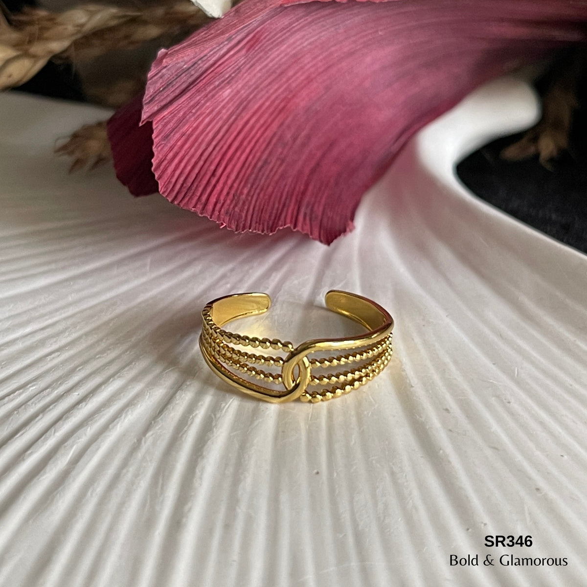 Statement Ring | SR346 | Gold
