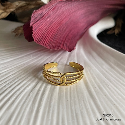 Statement Ring | SR346 | Gold