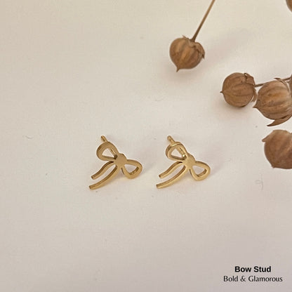 Stud Earring Bow