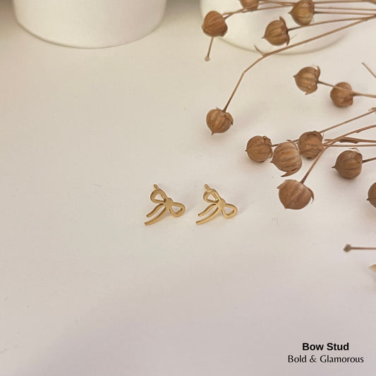 Stud Earring Bow