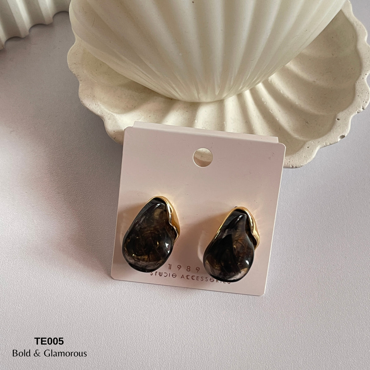 Earring TE005 Black