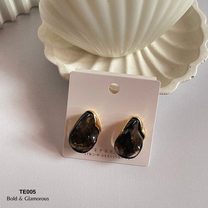 Earring TE005 Black