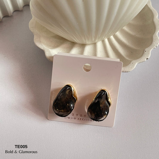 Earring TE005 Black