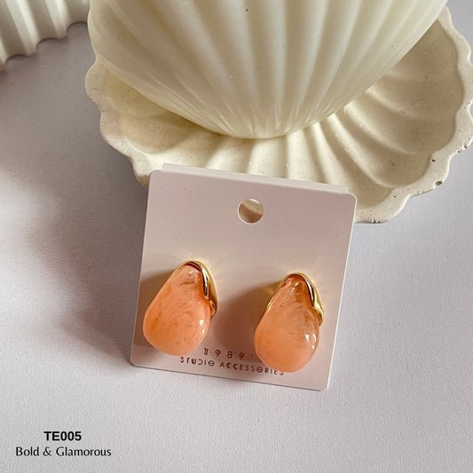 Earring TE005 Peach