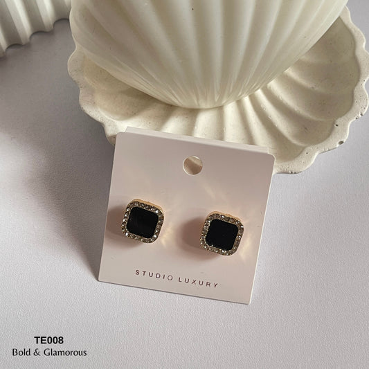 Earring TE008 Black