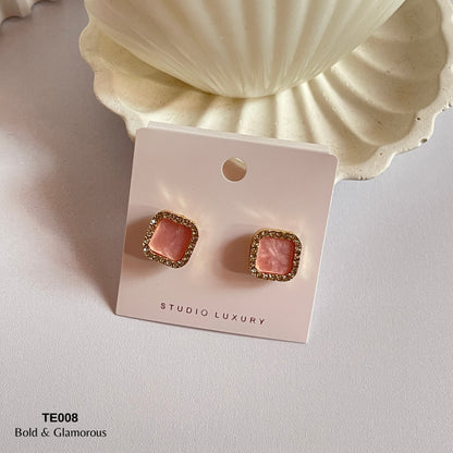 Earring TE008 Pink