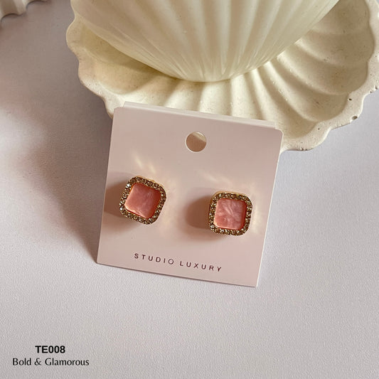 Earring TE008 Pink
