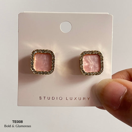 Earring TE008 Pink