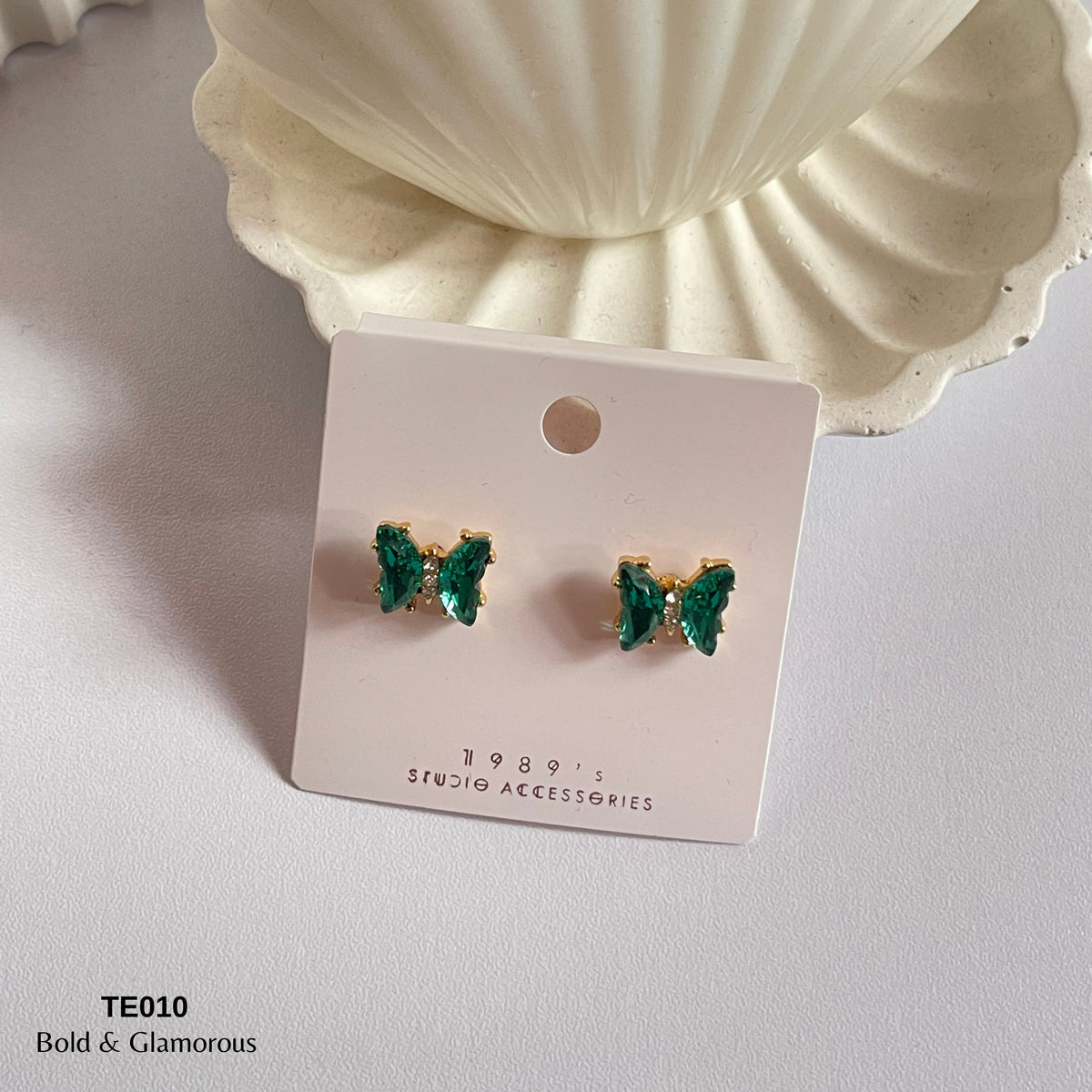 Earring TE010 Green