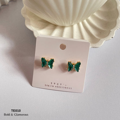 Earring TE010 Green