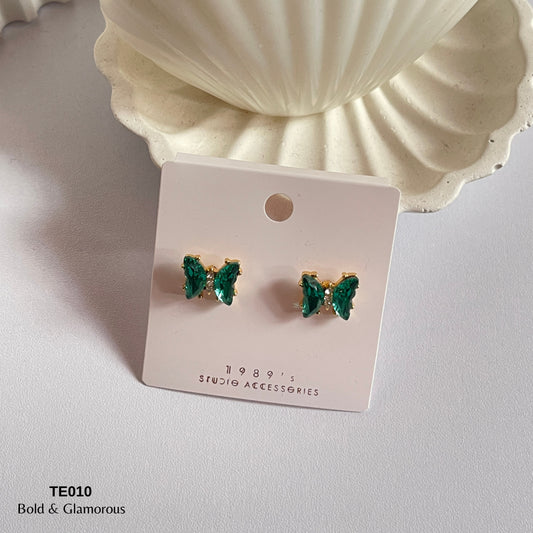Earring TE010 Green