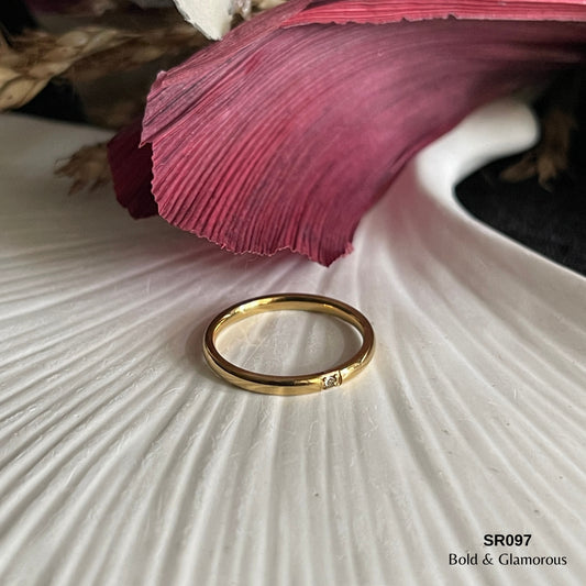 The Minimal Ring | SR097 | Gold