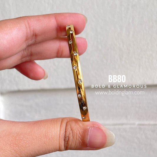 Bangle Bracelet | BB80 | Gold