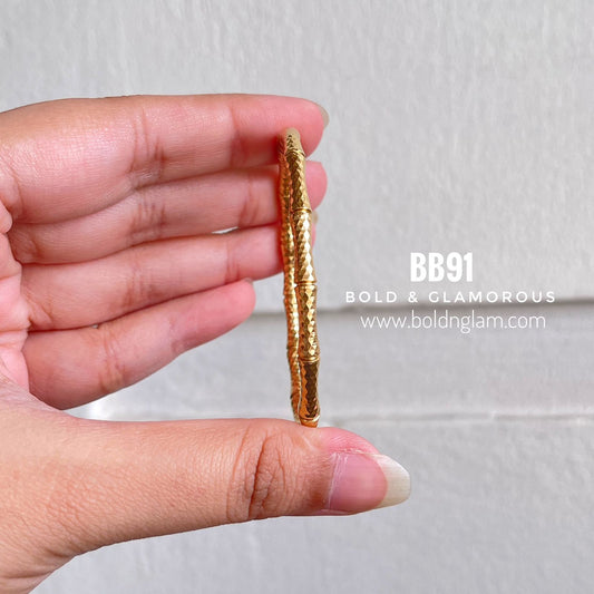 Bangle Bracelet | BB91 | Gold