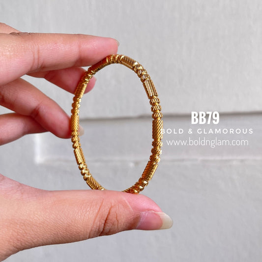 Bangle Bracelet | BB79 | Gold