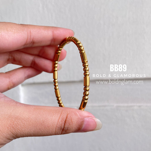 Bangle Bracelet | BB89 | Gold