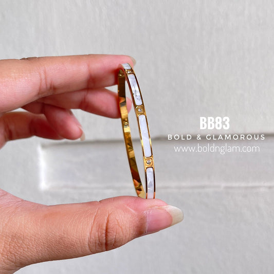 Bangle Bracelet | BB83 | Gold