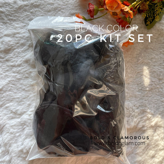 20PC Makeup Puff Set | Black