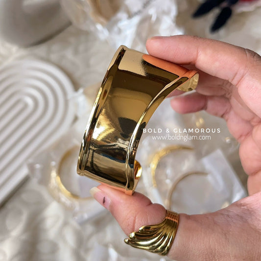 Cuff Bracelet | CB036 | Golden Arc
