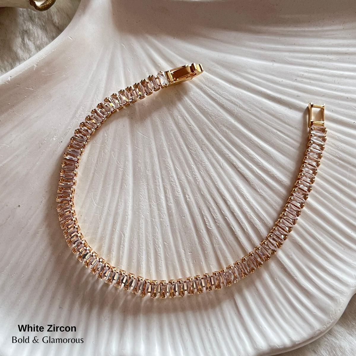 Zircon Bracelet | White