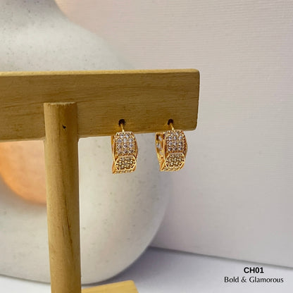 Zircon Hoop Earring | CH01