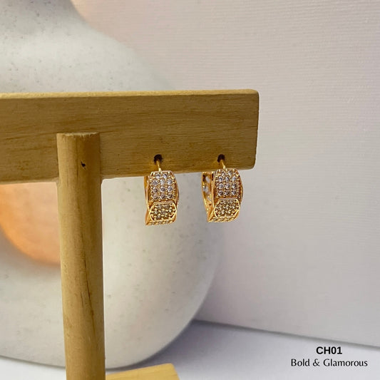 Zircon Hoop Earring | CH01