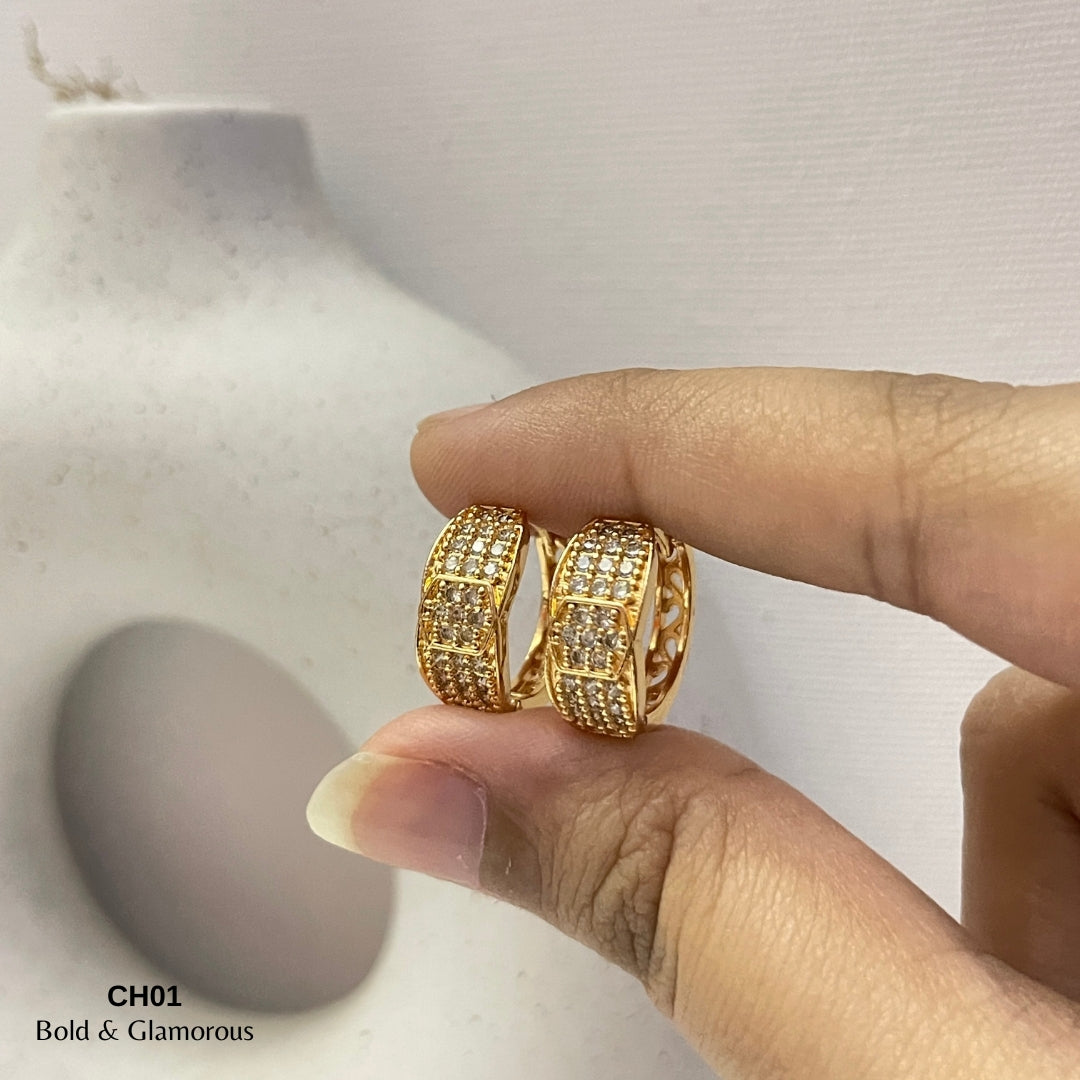 Zircon Hoop Earring | CH01