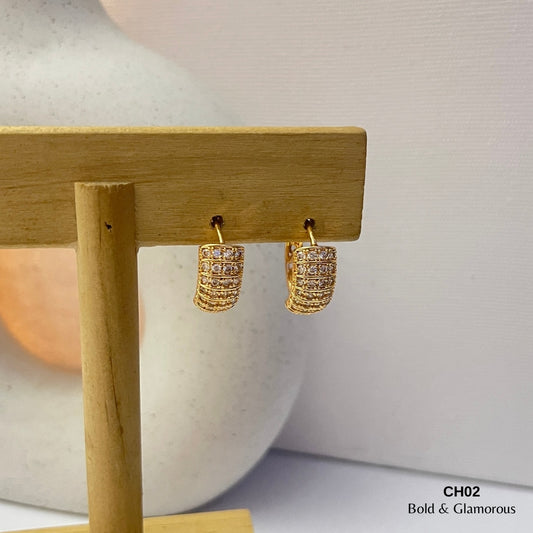 Zircon Hoop Earring | CH02