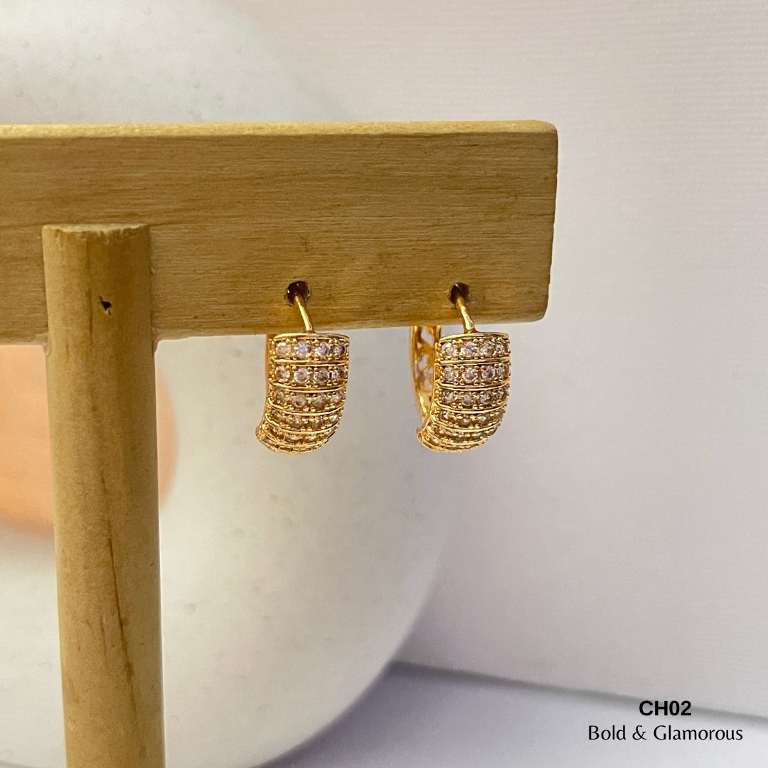 Zircon Hoop Earring | CH02