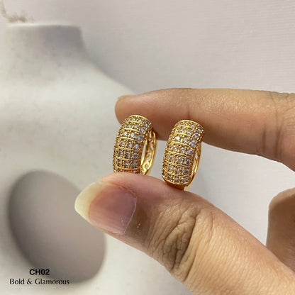 Zircon Hoop Earring | CH02