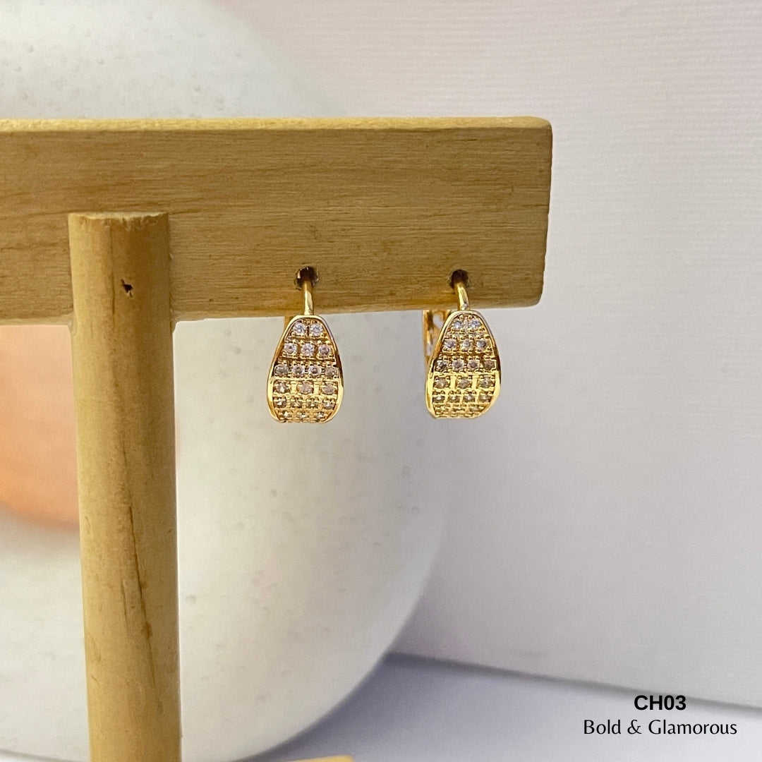 Zircon Hoop Earring | CH03