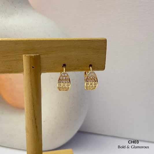 Zircon Hoop Earring | CH03
