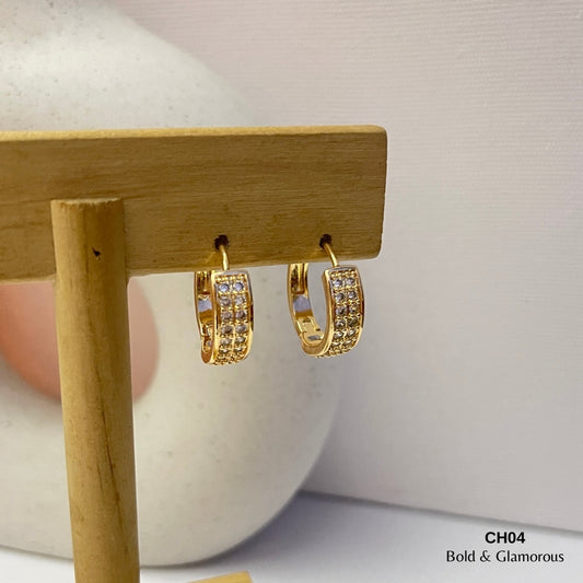 Zircon Hoop Earring | CH04