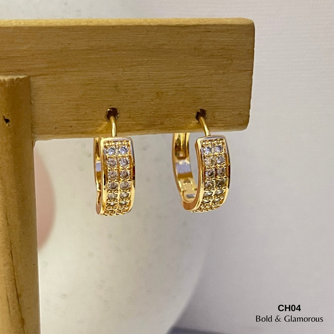 Zircon Hoop Earring | CH04
