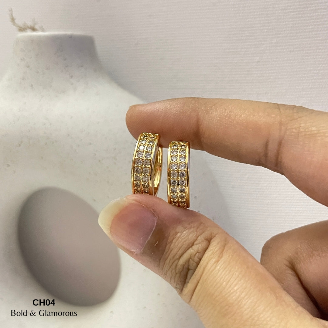 Zircon Hoop Earring | CH04