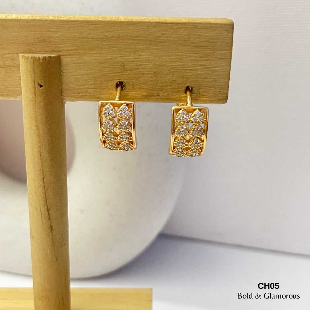 Zircon Hoop Earring | CH05