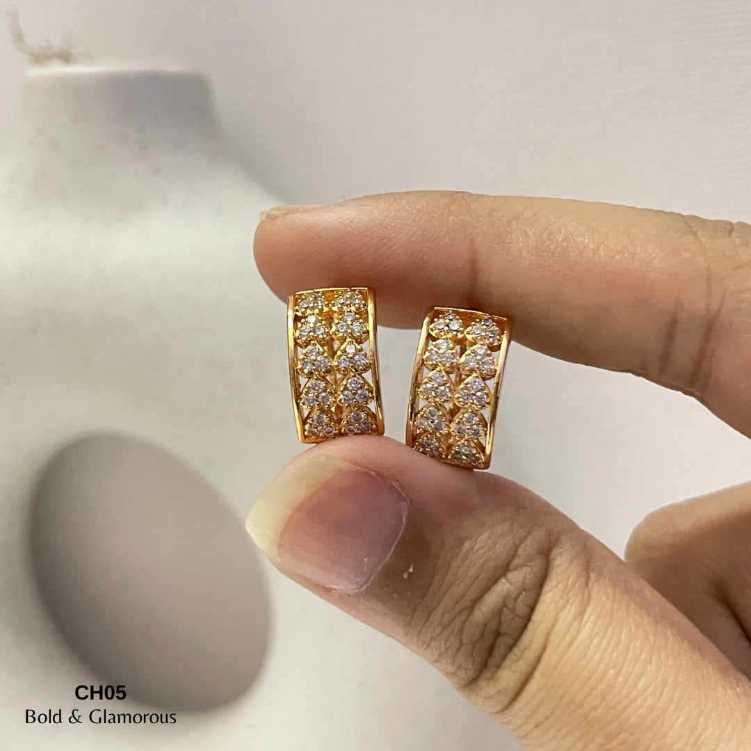 Zircon Hoop Earring | CH05