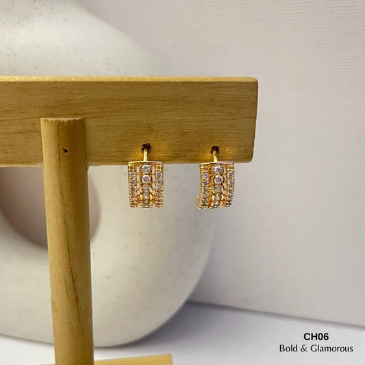 Zircon Hoop Earring | CH06