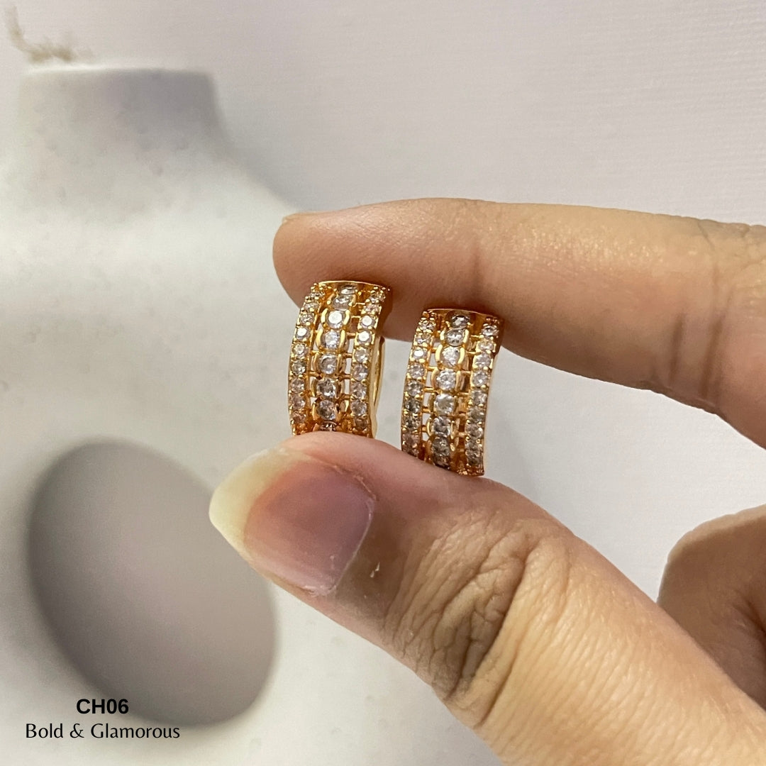 Zircon Hoop Earring | CH06