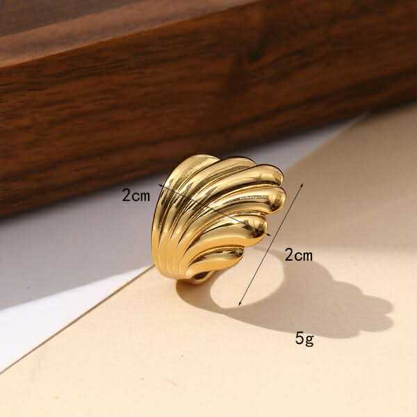 Statement Ring | SR182 | Gold