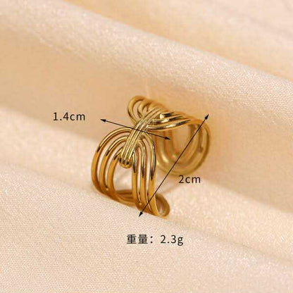 Statement Ring | SR186 | Gold