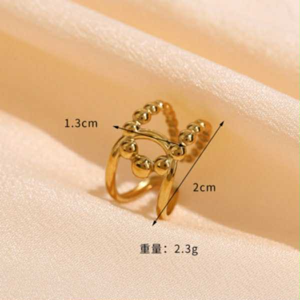 Statement Ring | SR185 | Gold