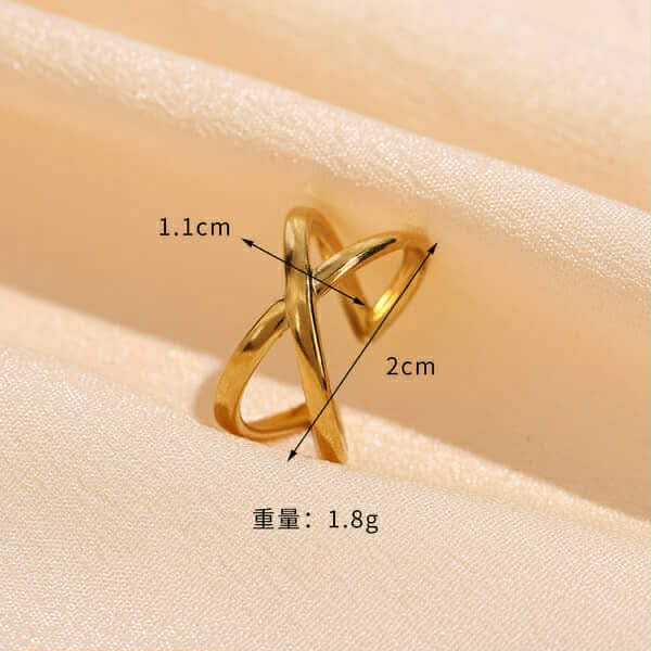 Statement Ring | SR187 | Gold